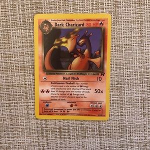 Dark charizard non holo nm Pokémon card